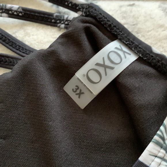 XOXO woman’s bikini plus size 3X NWT leaf pattern - Picture 7 of 10